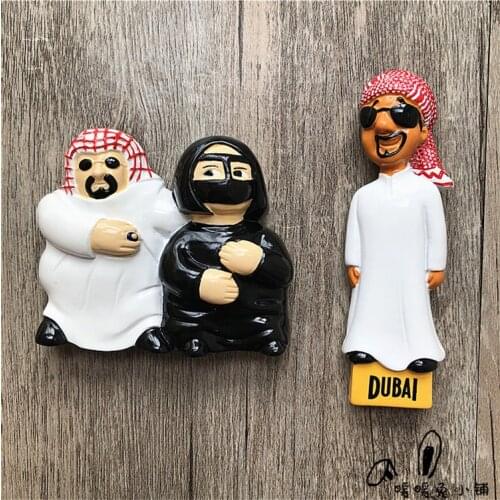 Arab Emirates Dubai Tourism Resin Fridge Magnet Sticker