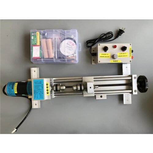 Household micro lathes Beads machine polishing and polishing bead ball mini multi-function machine tool woodworking float bed