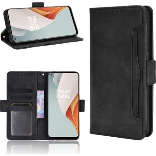 Case For Oneplus Nord N10 CE 5G Premium Leather Wallet Multi Cards Slots Leather Flip Case For Oneplus Nord N100 N200