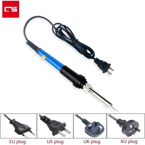 Electric Soldering Iron Adjustable Temperature Internal Heating EU/AU/US/UK Plug Solder Iron Welding Pencil Repair Welding Tool