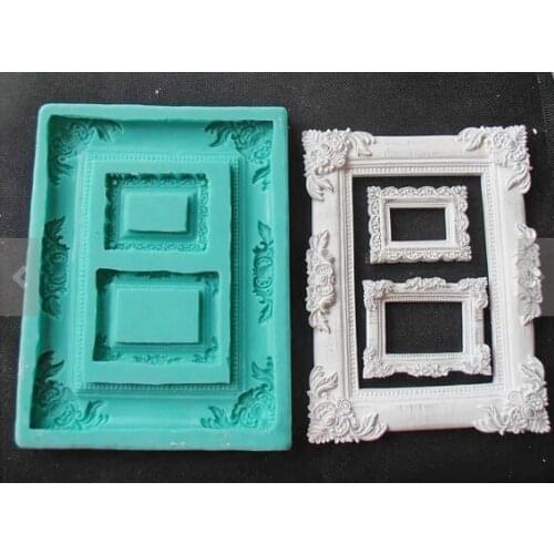 Food Grade Silicone Mold Frame Cake Decoration Mold Manual Silicone Mold Frame Moulds Silicone Rubber PRZY Eco-friendly 001