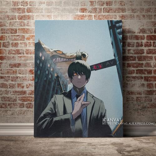 Chainsaw man real Life art Decoration Prints Home Decor Canvas Living Kids Room Bedroom Painting Wall Art Studio Poster