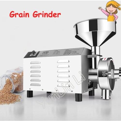 3000W Commercial Grain Bean/Spices Mill Grinder Stainless Steel Herbal Medicine Pulverizer Dry Grinding Machine Type 3000