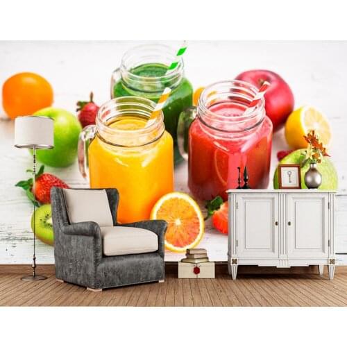Sweets Ice cream fruits Food photo wallpaper,living room tv background wall sofa wall bedroom kitchen restaurant 3d mural