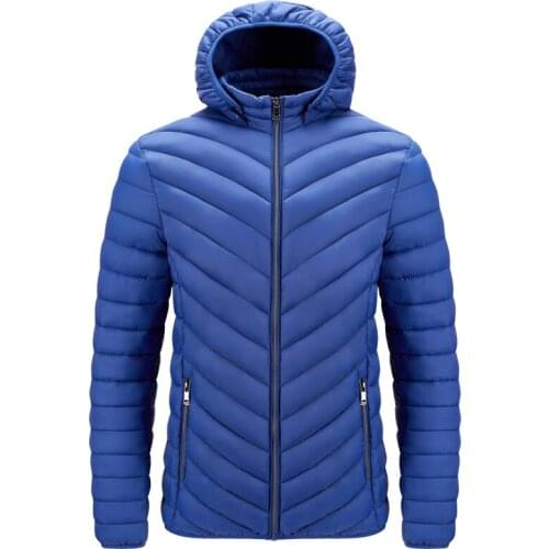Hooded Cotton Jacket Mens Winter Short Jacket Men Winter Clothes Korean Version of The Trend of Handsome Down Padded Jacket Men