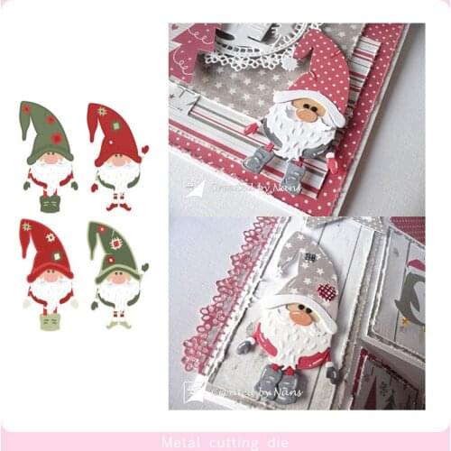Santa Claus set Metal Cutting Dies for DIY Scrapbooking Photo Album Decorative Embossing Paper Card Crafts Die Cut 2019