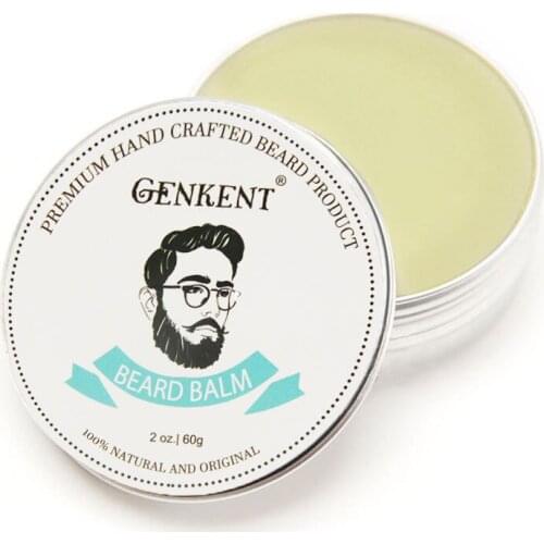 Cosprof 60g Natural Beard Balm Moustache Growth Product Cream Beard Oil Conditioner Beard Balm Beard Styling Moustache Wax