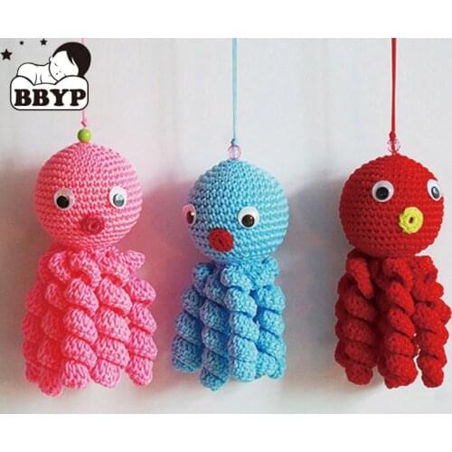 New Crochet Plush Octopus Dolls Baby kawaii Octopus Stuffed Toys Kids Sleeping Doll for Girls Boys Christmas Gift Room