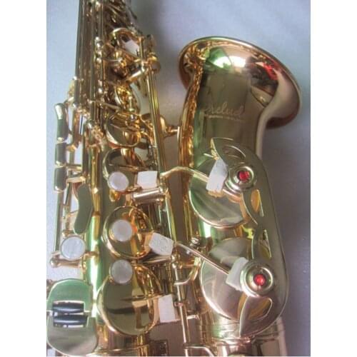 New Arrival AS-710 Alto Saxophone Brass Musical Instrument Gold Lacquer Eb Tune Sax With Case Mouthpiece Free Shipping