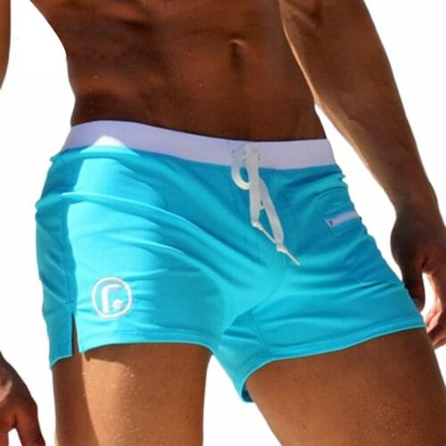 Sexy Men Swimsuit Mens Swimming Trunks for Bathing Gay Mens Swimwear Men Beach Swim Boxer Shorts sungas de praia homens 2017