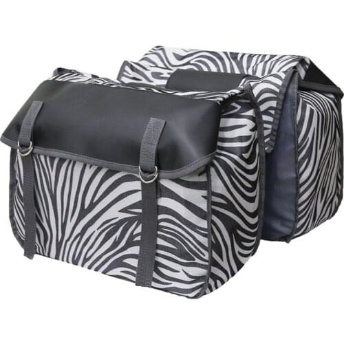 Bicycle Carrier Bag Rear Rack Trunk Bike Luggage Back Seat Pannier Reflectivs Cycling Storage Two Bag Seat Bag-Bicycle Storage