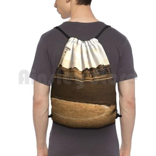 View From The Dugout Backpack Drawstring Bag Riding Climbing Gym Bag America Attractions Ball Ballpark Barons Baseball