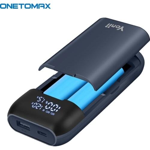 18650 DIY Battery Charger Case Power Bank Box PD QC3.0 18W Fast Charging Case for 18650 217000 20700 Lithium Battery Storage Box
