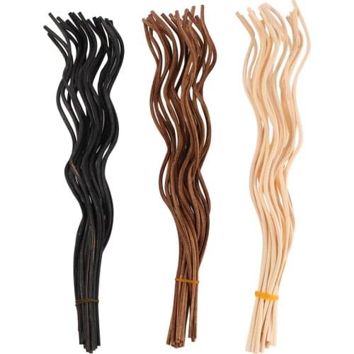 20pcs Wavy Rattan Reed Fragrance Diffuser Replacement Sticks Perfume Rattan Diffuser
