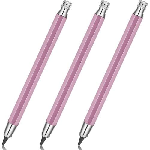 3 Pcs 5.6 mm Mechanical Pencils Sketch Up Automatic Mechanical Graphite Pencil for Draft Drawing Wood Working