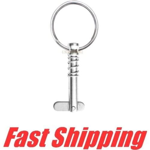 316 Stainless Steel Boat Top Deck Quick Release Pin with ring Safety stop pin for Ship Quick pipe clamp pins hardware accessorie