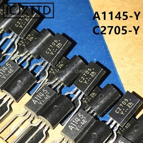 A1145 C2705 A1145-Y C2705-Y 2SA1145 2SC2705 2SA1145-Y 2SC2705-Y NEW TO-92 Original TO92