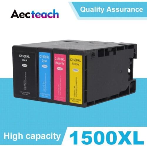 Aecteach PGI-1500XL Compatible Ink Cartridge For Canon MAXIFY MB 2050 2150 2300 2350 2355 Printers Full Ink PGI 1500 PGI1500 XL
