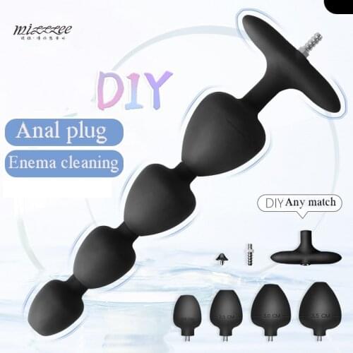 DIY Any Match Anal Plugs ButtPlug Prostate Massager G Spot Stimulation Male Masturbator Enema Tools SM Anus Sex Toys For Men Gay