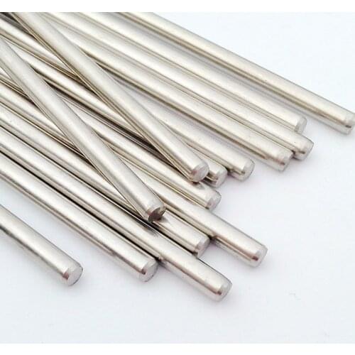 1mm x 250mm 304 Stainless Steel Solid Round Rod for DIY Craft