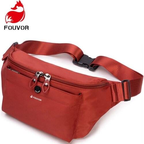 Fouvor Fanny Pack Unisex Waterproof Waist Bag for Women Chest Pack Outdoor Sports Crossbody Bag Casual Travel Male Bum Belt Bag
