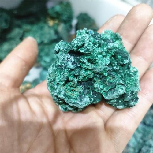 Hot Natural raw ore malachite mineral specimen green gemstones specimens Stones and powerful Healing crystals