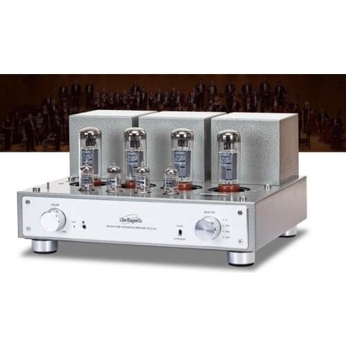 LM-211 IA HIFI Combined preamp+post amp El34 push pull structure tube amplifier Sweet voice with remote control