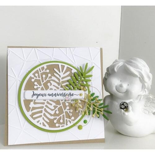 Mmao Crafts Metal Steel Cutting Dies New Fruit flower leaf round Stencil For DIY Scrapbooking Paper/photo Cards Embossing Dies