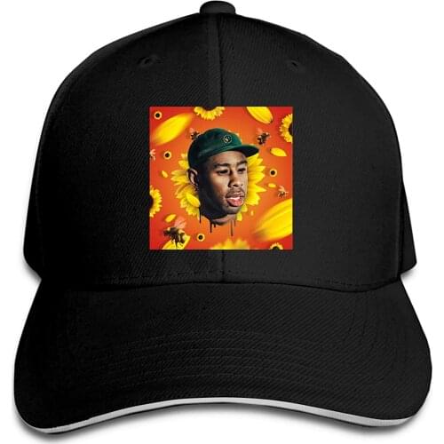 Creator Flower Boy Fashion Sandwich Baseball Cap Adjustable Curved Visor Hat