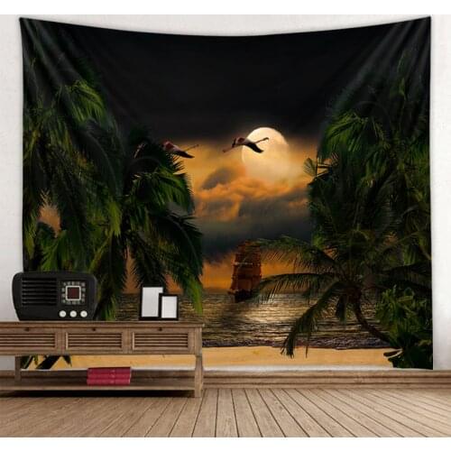 Sea cruise ship decoration tapestry dormitory bedroom background wall decoration tapestry mandala decoration tapestry