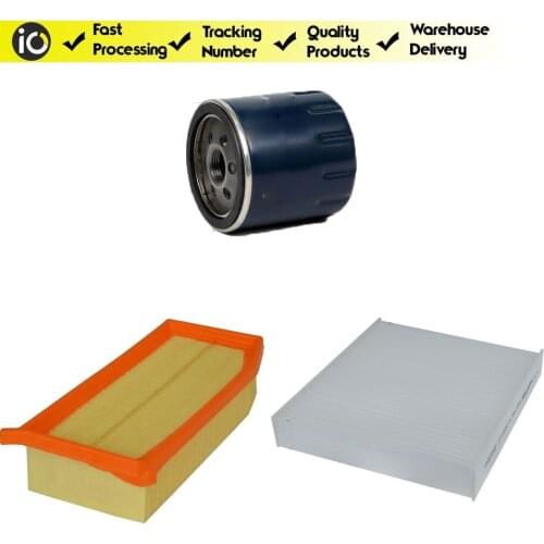 Service Maintenance Filter Set for Renault Dacia Sandero 1.0 ( Pollen-Air-Oil Filter) Fast Shipment From Warehouse