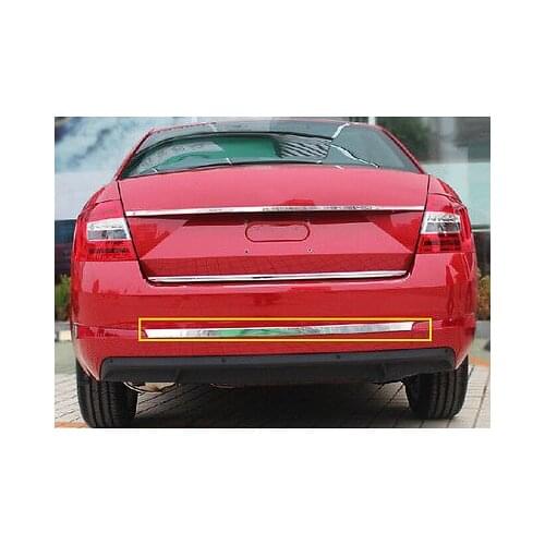 Under rear bumper cover trim 1pcs for Skoda Octavia MK3 A7 Sedan 2015 2016