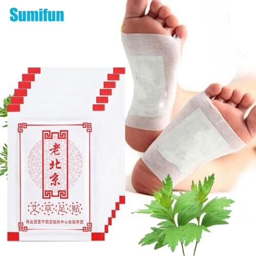 6/10/20/40 pcs Foot Patches Detox Plaster Relief Fatigue Improve Resistance Help Sleep Body Detox Slimming Wormwood Plaster