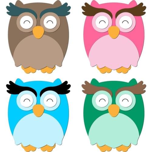 New Owl Wooden Dies Cutting Dies Scrapbooking /Multiple Sizes /V-8399 Compatible with most die cutting machines