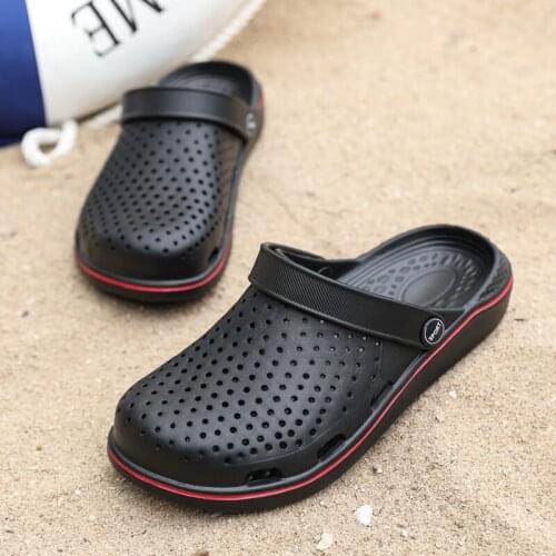 Hollow Beach Slippers Non-slip Men Women Garden Clog Shoes