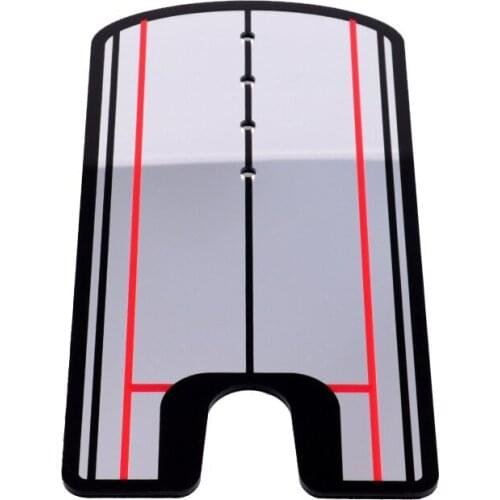 Professional Golf Swing Straight Practice Golf Putting Mirror Alignment Training Aid Eye Line Swing Trainer 32 x 14.5cm