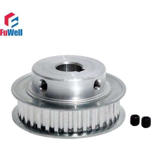XL 35T Timing Pulley 11mm Belt Width Gear Belt Pulley with Keyway 12/14/20mm Bore Aluminum Alloy 35Teeth XL Transmission Pulley