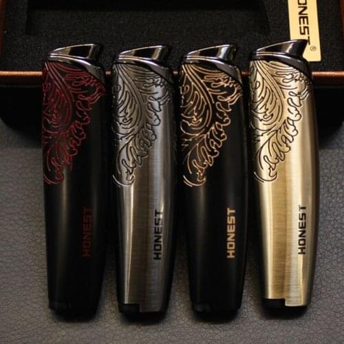 Cigarette Cigar Lighter Mini Metal Butane Gas Lighters Outdoor Camping Ignition Tool Smoking Accessories Mens And Womens Gifts