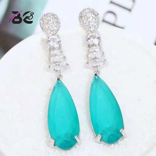 Be 8 New Vintage Statement Earrings Long Drop Dangle Earrings Multicolour Color for Women Fashion Jewelry Boucle D'oreille E824
