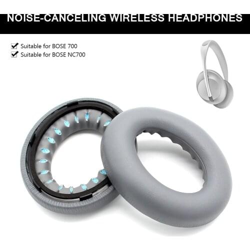 1 Pair For Bose 700/NC700 Foam Leather Wireless Headset Headphone Ear Pads Cover Headset Cover Cushion Replacement