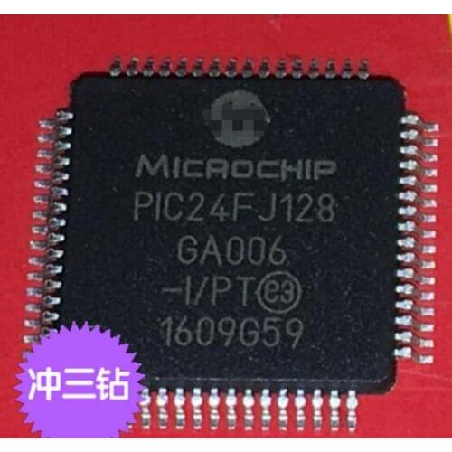 100% NEW Free shipping Pic24fj128ga006-i/pt 24fj128ga006 pic24fj128ga006 QFP64