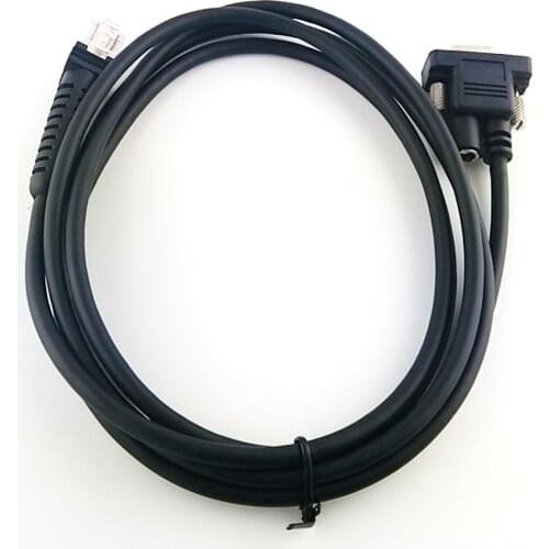 2pcs BarCode Scanner RS232 Cable 2M(7feet) For Datalogic PSC 7000,800i, RS232 Interface,Free Ship