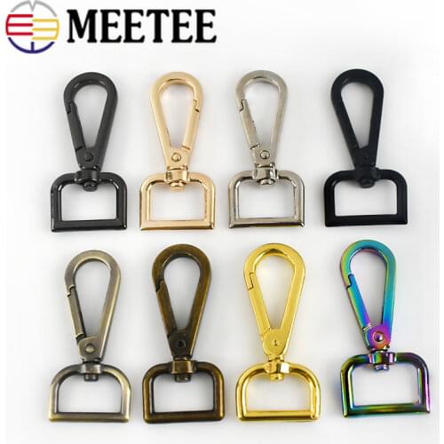 4/10pcs Luggage Bag Metal Buckles Dog Collar Hanger Lobster Clasps Swivel Trigger Clips Snap Hook DIY Craft Accessories F2-10