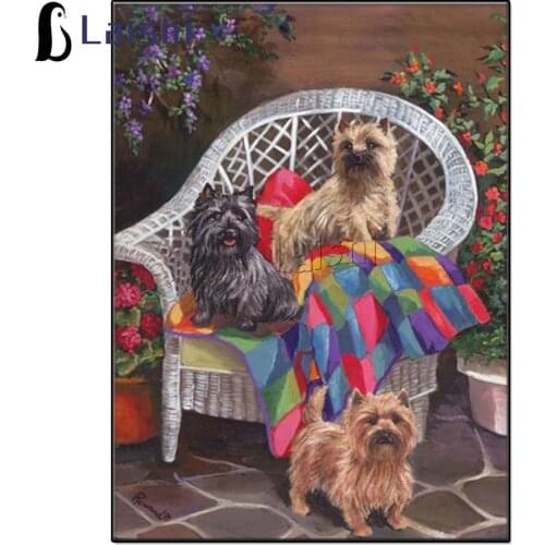 5D Diy Sale Animal Cairn Brussels Griffon Pet Photo Custom Diamond Painting animal Cross Stitch Kits Wall Sticker Embroidery