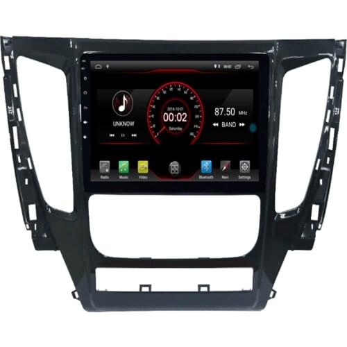 9"2.5D Car DVD Multimedia player For Mitsubishi Triton PAJERO 2017+ Auto AC 2din Android 10 Radio Tape Recorder Navigation GPS