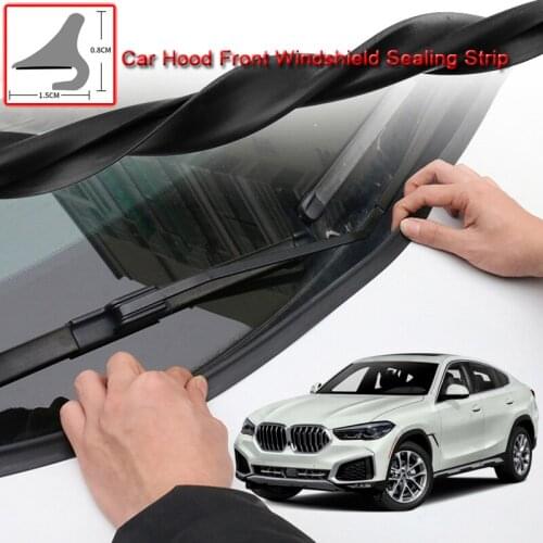 For BMW X6 2015-2020 DIY 1.8M Car Seal Strip Windshied Spoiler Filler Protect Edge Weatherstrip Strips Sticker Auto Accessories