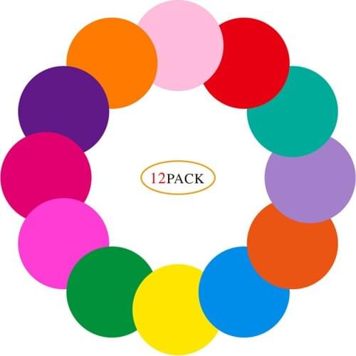 Spot erasable color PVC circular self-adhesive message board childrens painting teaching blackboard sticker