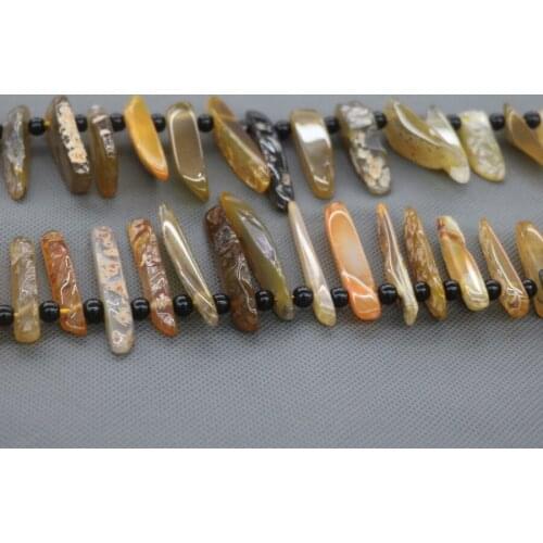 CYW 2018 Longer Yellow Spike Beads, Druzy Faceted Gems Stone DIY Necklace Connector, Free shipment, 15.5inch Full Strand