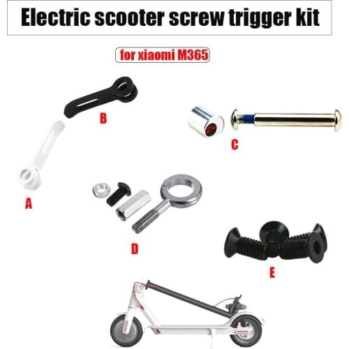 For Xiaomi M365/Pro Scooter Folding Hook Hinge Bolt Repair Hardened Steel Lock Fixed Bolt Screw Scooter Parts