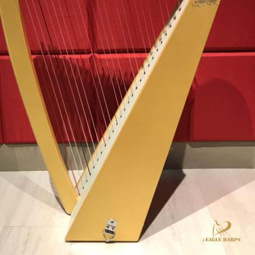Dora Harp instrument professional eagle harp 26 string harp integrated neck Handmade